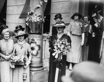 The first Alexandra Rose Charity Rose Day. Image: Alexandra Rose Charity