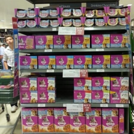 Whiskas packs sold in aid of WWF's Protect A Tiger campaign