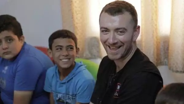 Sam Smith in Jordan with War Child - photo: War Child