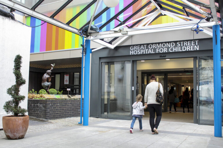 Great Ormond Street Hospital entrance - photo: GOSH