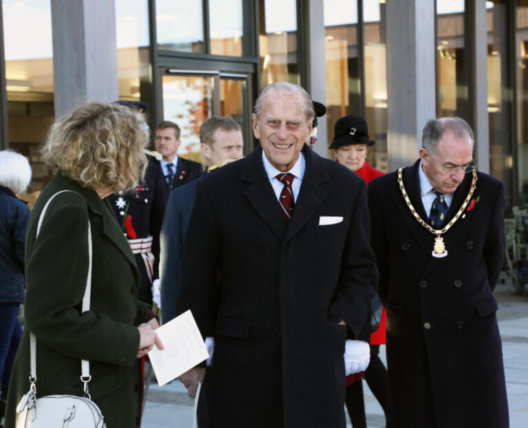 Prince Philip at the National Memorial Arboretum