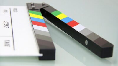 Clapper board. Photo: Pixabay.com