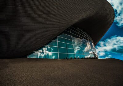 Edge of the London Olympic park aquatics centre. Photo: Pexels.com