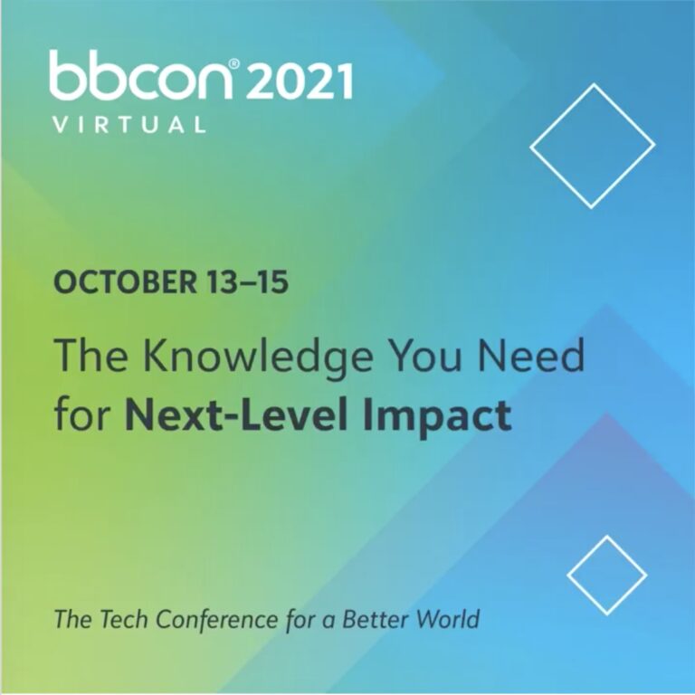 Blackbaud's bbcon 2021 virtual event details