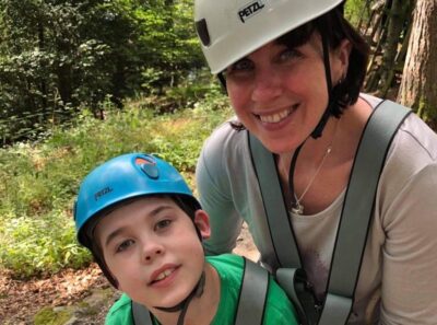Oliver Voysey & his mum Sarah