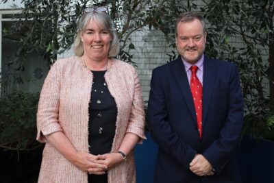 Amanda Tincknell CBE Chief Executive Cranfield Trust and Les Hutchinson Chief Executive of the MCF