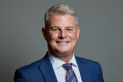 Stuart Andrew. Official portrait, UK Parliament