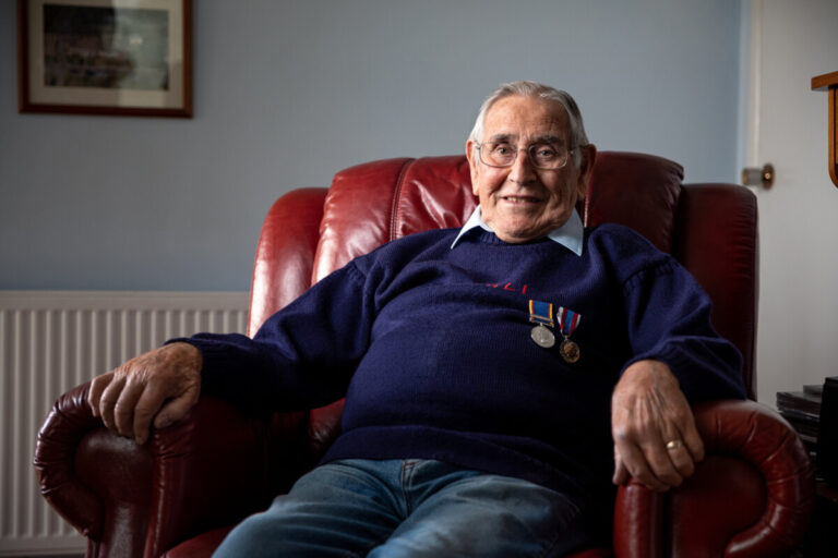 Edwin 'Ted' Luckin, an RNLI volunteer. Credit: RNLI/Nsathan Williams