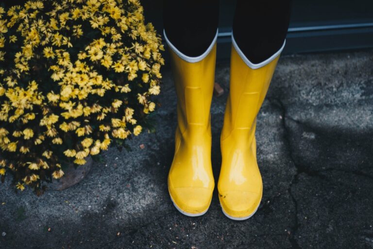 Yellow wellies