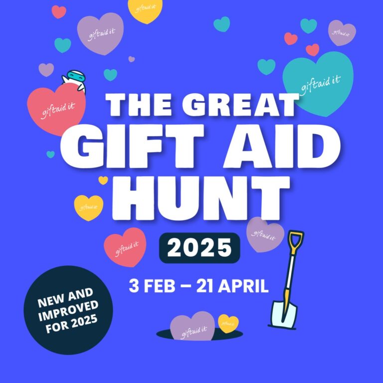 Great Gift Aid Hunt 2025. 3 February to 21 April.