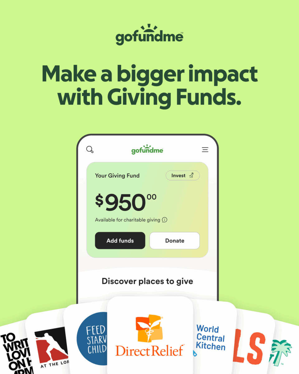 GoFundMe announces Giving Funds