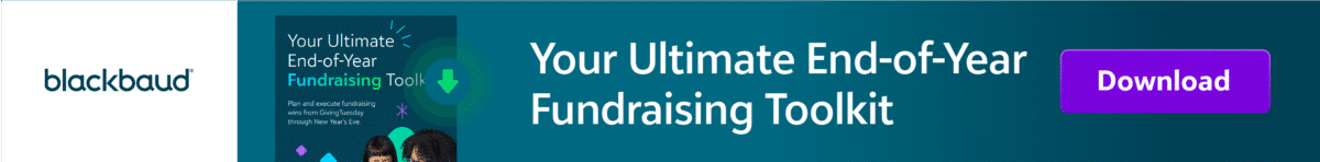 Blackbaud - your ultimate end of year fundraising toolkit