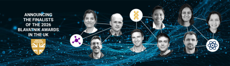 Finalists of the 2026 Blavatnik Awards in the UK (Left to Right: Maxie M. Roessler, DPhil, Imperial College London; Michael J. Booth, PhD, University College London; Mathew H. Horrocks, PhD, The University of Edinburgh; Nicholas R. Casewell, PhD, Liverpool School of Tropical Medicine; Thi Hoang Duong (Kelly) Nguyen, PhD, MRC Laboratory of Molecular Biology; Pontus Skoglund, PhD, The Francis Crick Institute; Radha Boya, PhD, The University of Manchester; Iestyn Woolway, PhD, Bangor University; Paola Pinilla, PhD, University College London).
